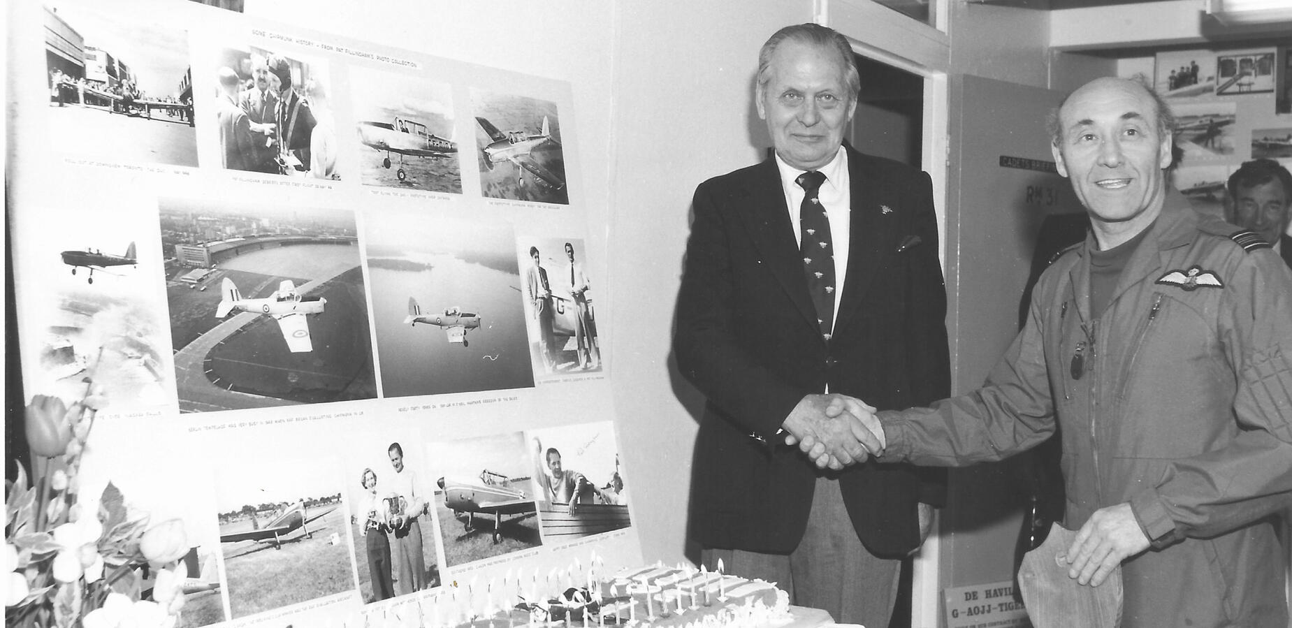 Mike Neil with Pat Fillingham